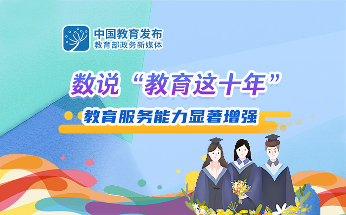 數說“教育這十年”：教育服務能力顯著增強