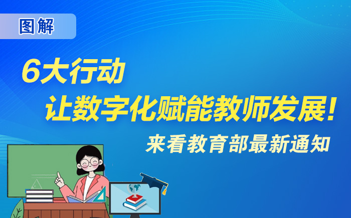 6大行動，讓數字化賦能教師發展！來看教育部最新通知