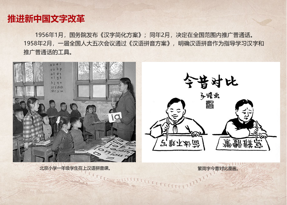 推進新中國文字改革